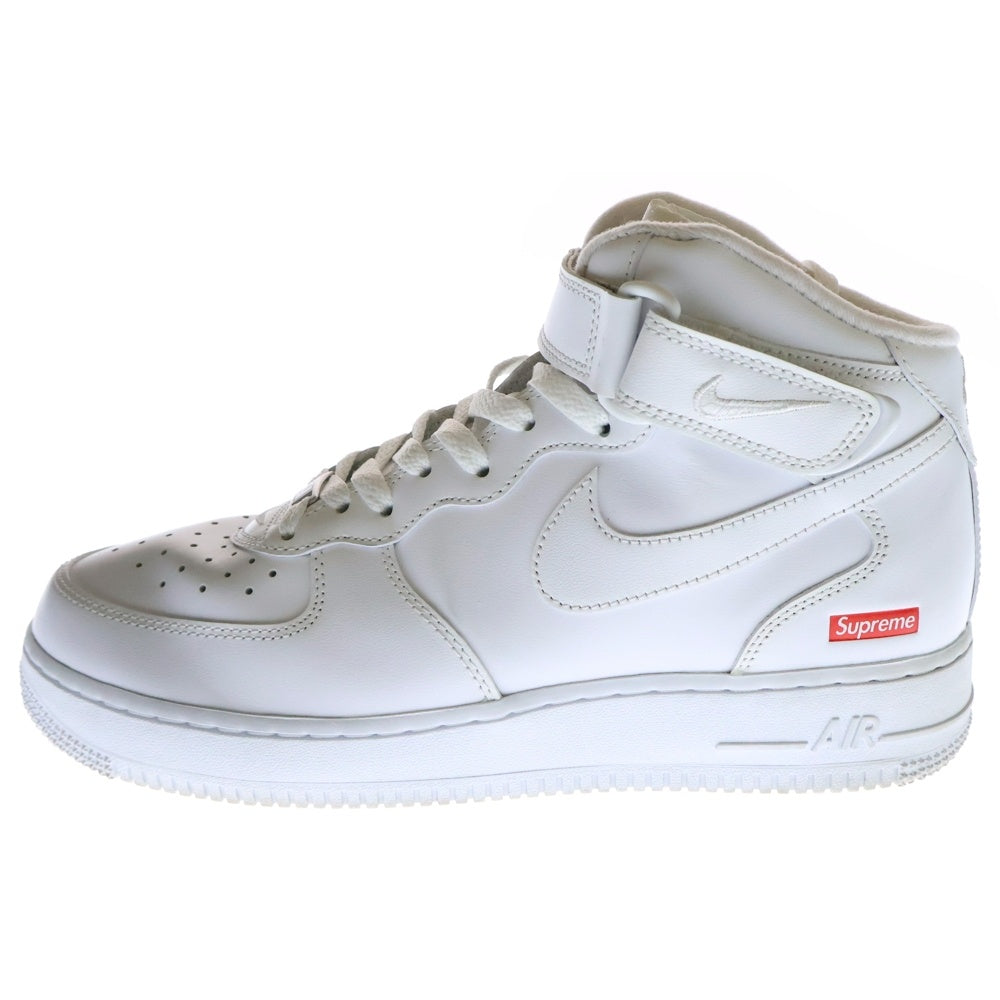 NIKE(ナイキ) ×SUPREME AIR FORCE 1 MID SP シュプリーム エアフォース ミッドカットスニーカー ホワイト US8.5/26.5cm FZ8784-100