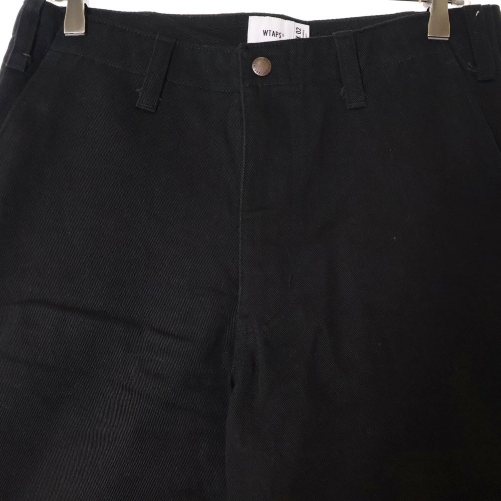 WTAPS(ダブルタップス) 20AW GORILLA/TROUSERS/COTTON.TWILL 4 ダブルタップス ゴリラ トラウザーズ コットン ツイル パンツ ブラック ボトムス 202TQDT-PTM0