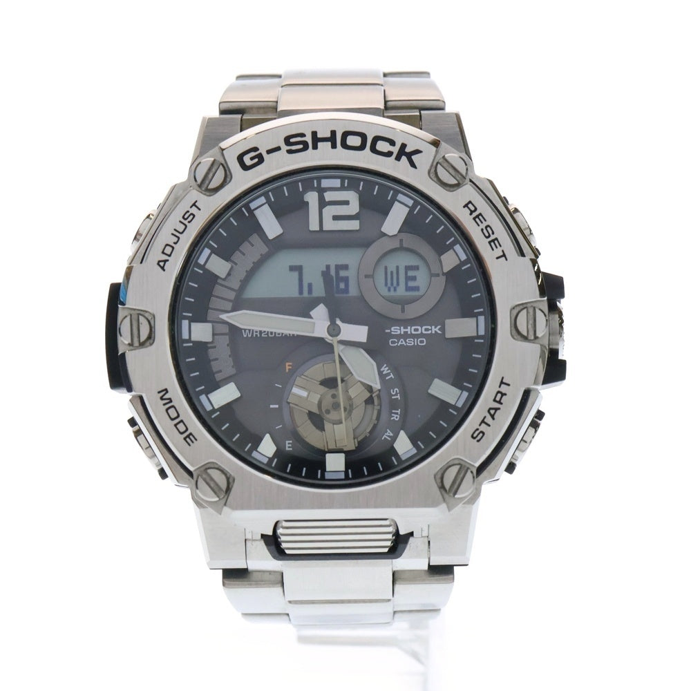 CASIO G-SHOCK(カシオ ジーショック) G-STEEL ジースティール デジアナ メタルバンド タフソーラー 腕時計 GST-B300SD-1AJF