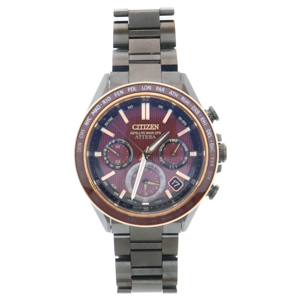 Citizen(シチズン) ATESSA Power of Antares アテッサ アンタレス 腕時計 ボルドー CC4056-62W