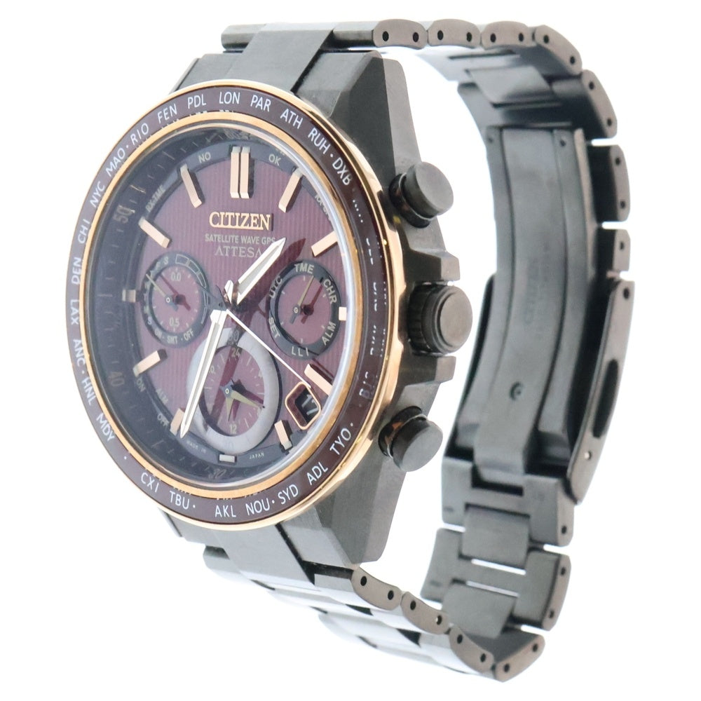 Citizen(シチズン) ATESSA Power of Antares アテッサ アンタレス 腕時計 ボルドー CC4056-62W