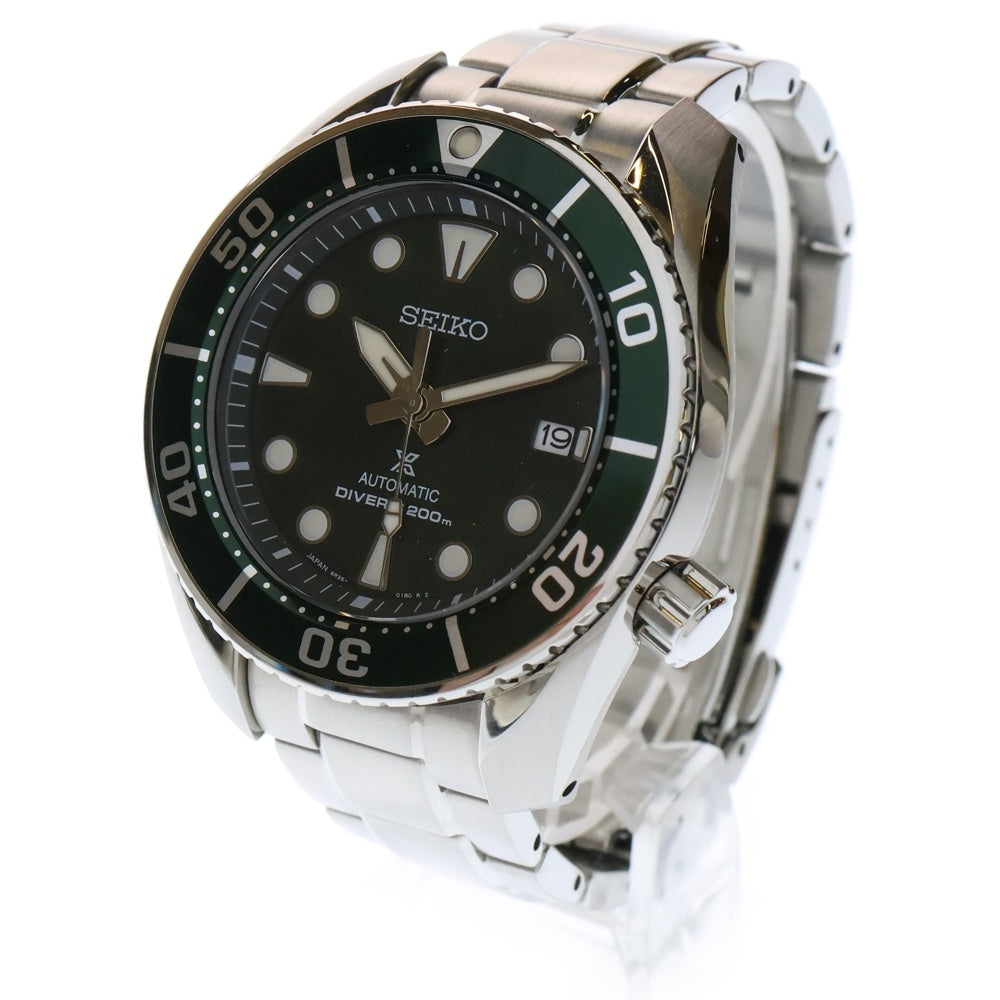 SEIKO(セイコー) PROSPEX プロスペックス ダイバースキューバ 腕時計 シルバー/グリーン SBDC081