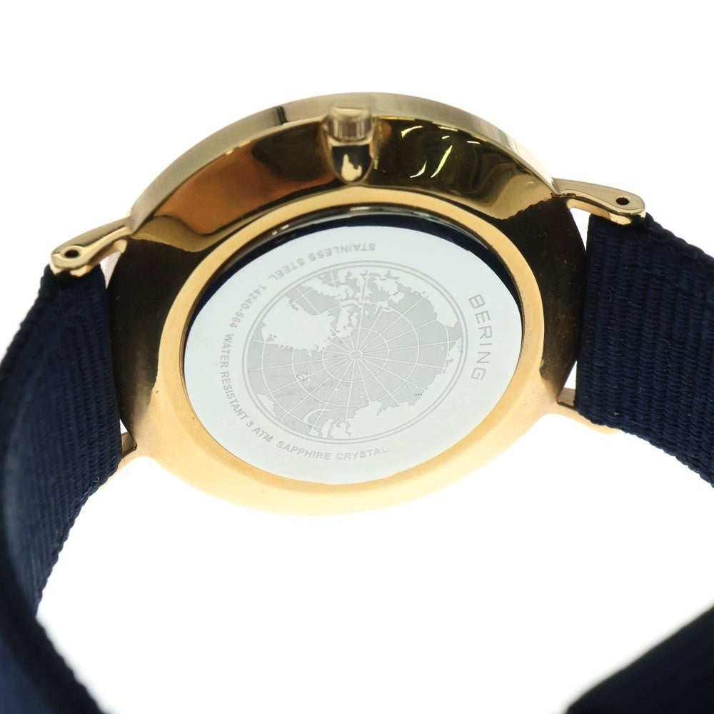 BERING(ベーリング) 腕時計 ホワイト/ゴールド