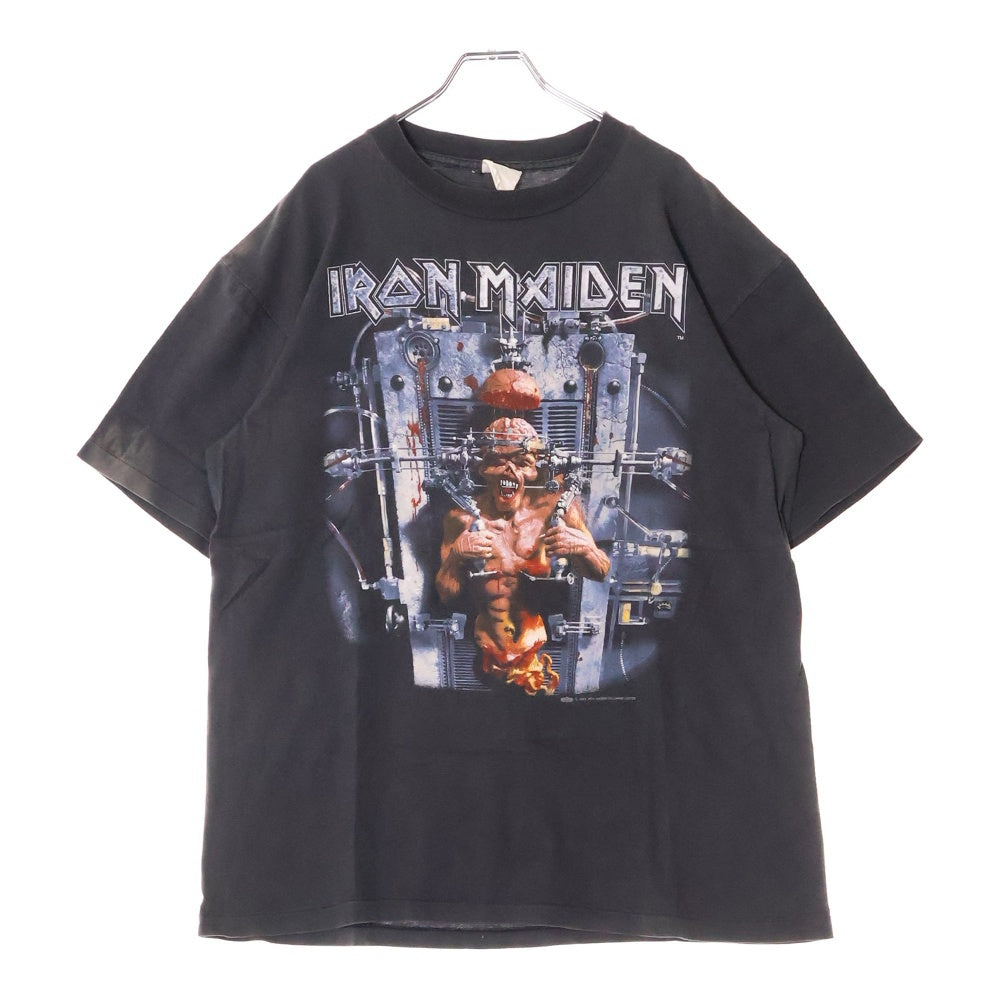 VINTAGE(ヴィンテージ) 90S 1995 IRON MAIDEN The X Factor アイアンメイデン ザ・エックス・ファクター Tシャツ 半袖カットソー ブラック