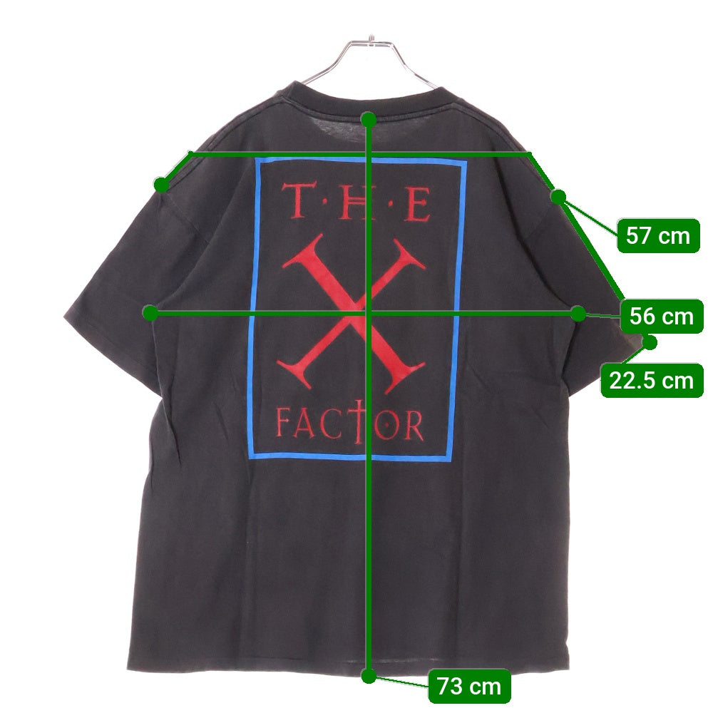 VINTAGE(ヴィンテージ) 90S 1995 IRON MAIDEN The X Factor アイアンメイデン ザ・エックス・ファクター Tシャツ 半袖カットソー ブラック