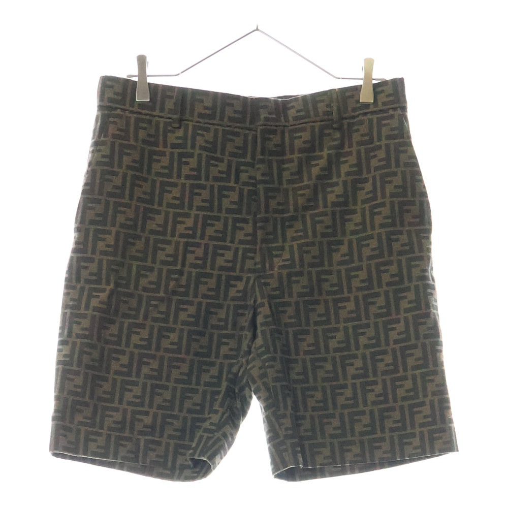 FENDI(フェンディ) ズッカ ショート ハーフパンツ ブラウン FB0821 A6WJ