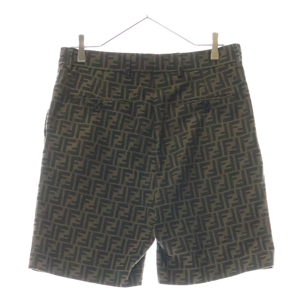 FENDI(フェンディ) ズッカ ショート ハーフパンツ ブラウン FB0821 A6WJ