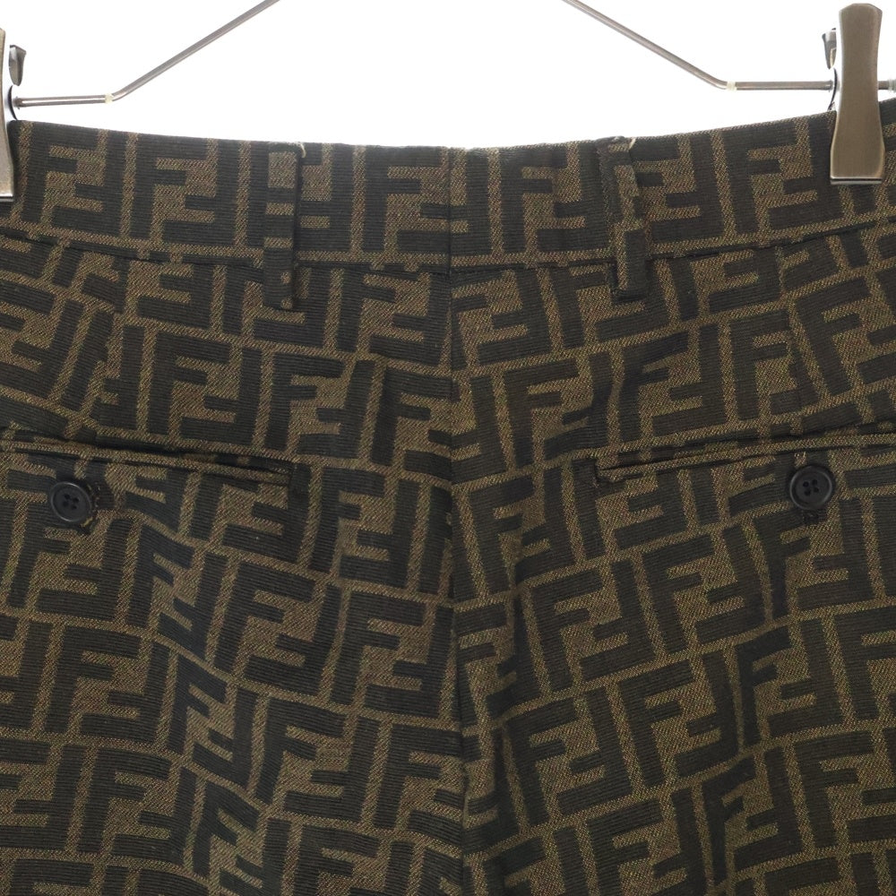 FENDI(フェンディ) ズッカ ショート ハーフパンツ ブラウン FB0821 A6WJ
