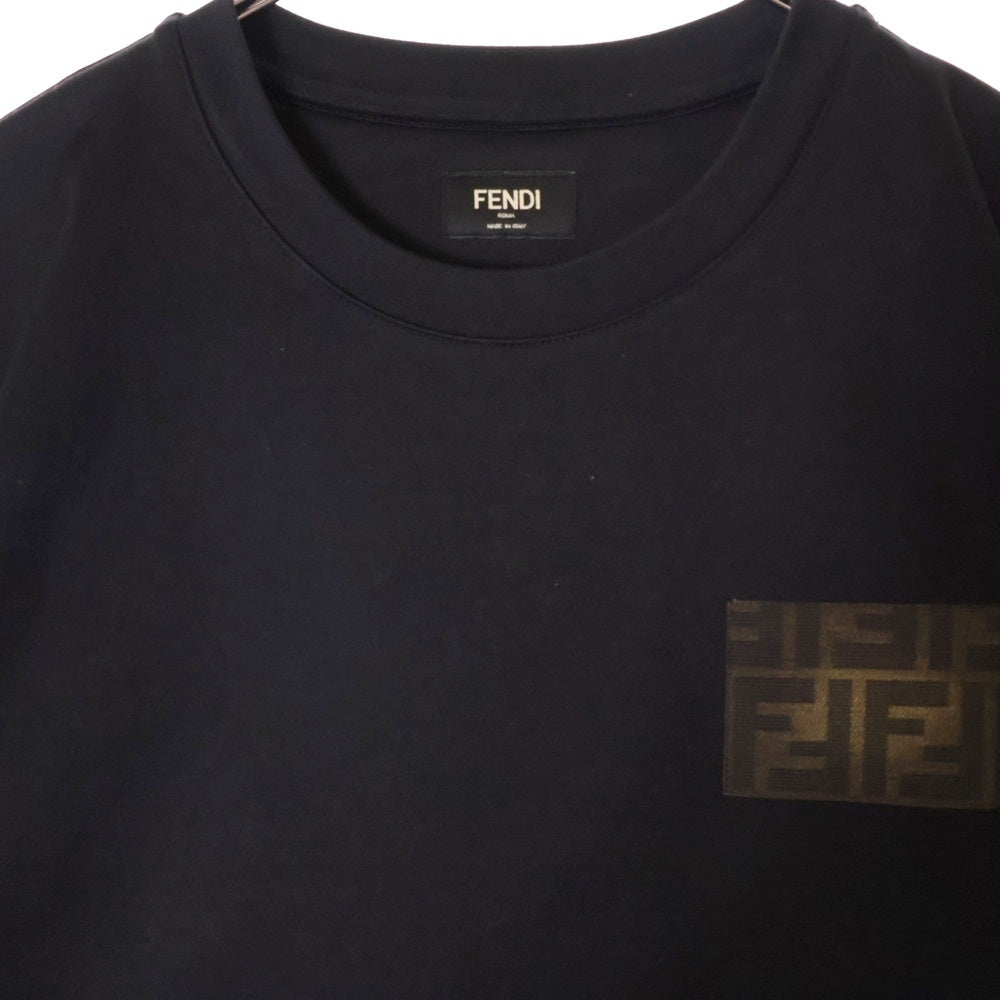 FENDI(フェンディ) ズッカ ロゴラベル Tシャツ 半袖カットソー FY0936 AQJA
