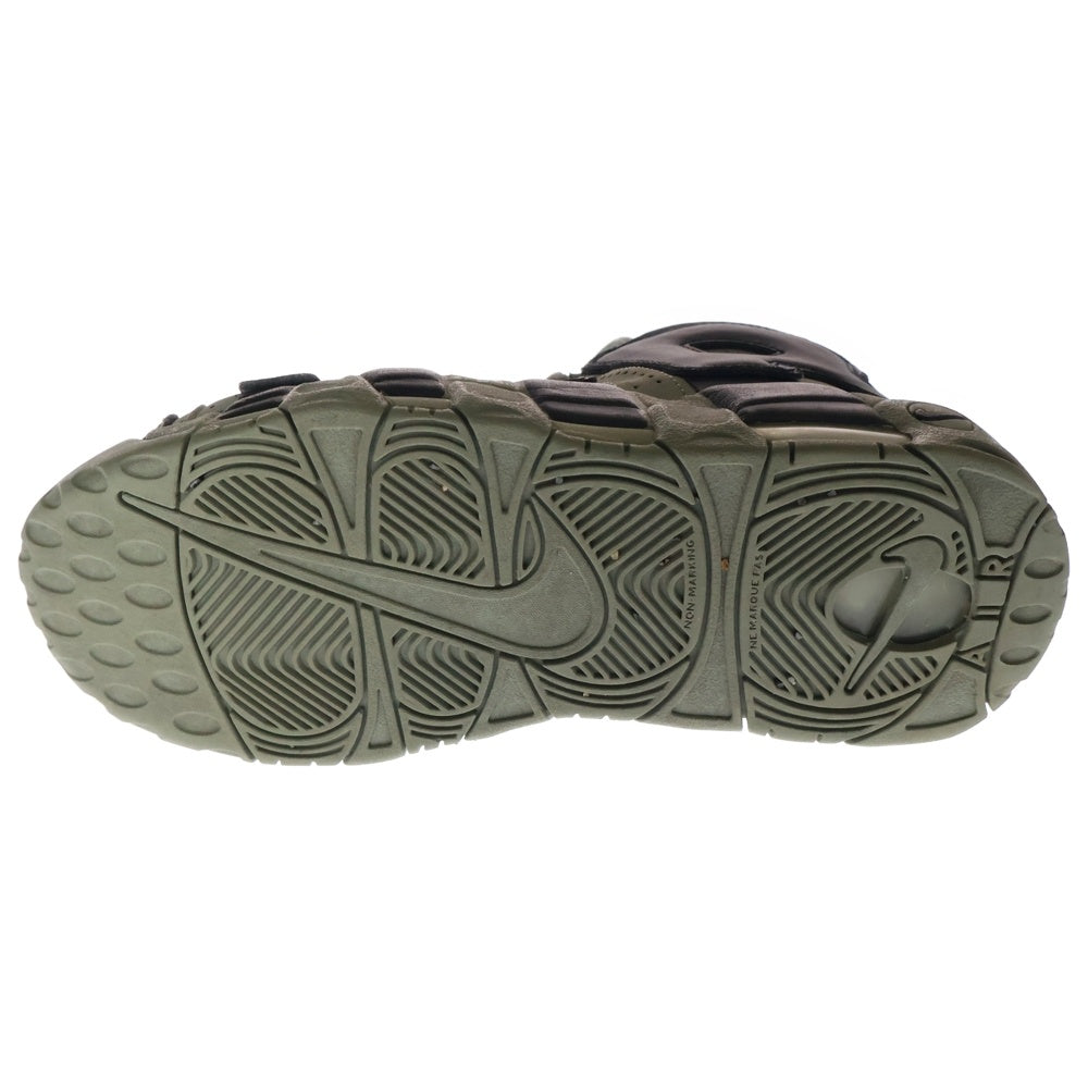 NIKE(ナイキ) AIR MORE UPTEMPO GS DARK STUCCO エアモア アップテンポ ダークスタッコ ハイカットスニーカー グレー/ブラック US6.5Y/24.5cm 415082-007