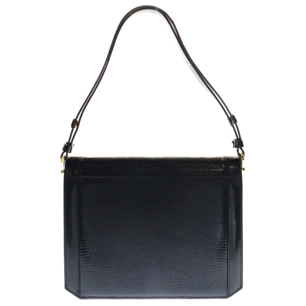 YVES SAINT LAURENT(イヴサンローラン) カサンドラ 型押し GD金具 2WAY ハンド ショルダーバッグ ブラック/ゴールド YS 2651 EX 10