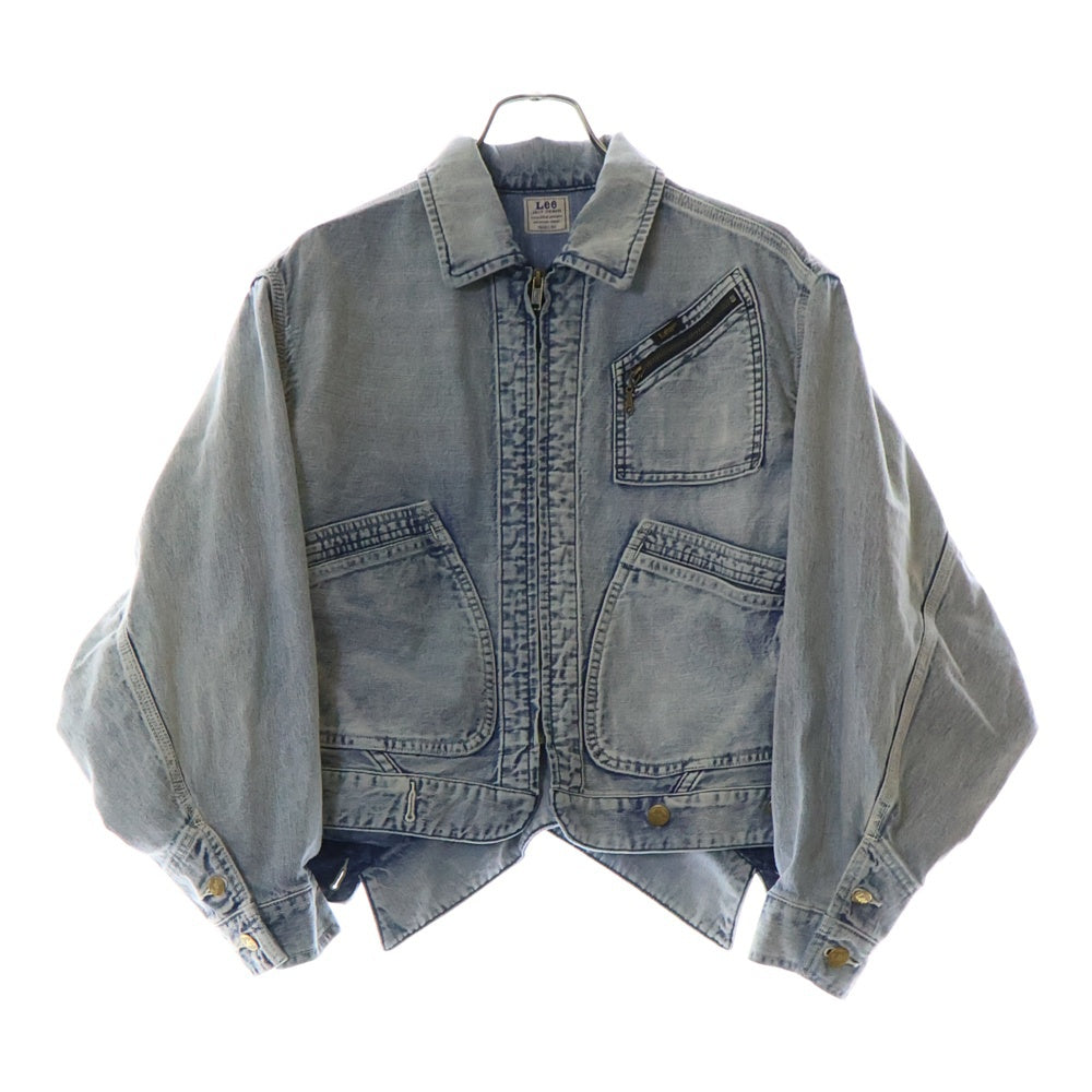 LEE(リー) 25SS×beautiful people double-end denim 91-B 変形デザイン 2WAY ジップアップ デニムワークジャケット インディゴ LB0579