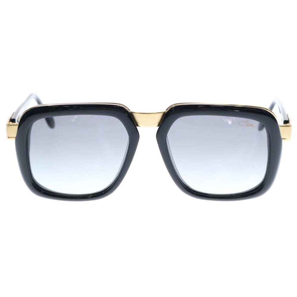CAZAL(カザール) Rectangular Frame Glasses レクタンギュラー サングラス ブラック/ゴールド MOD616