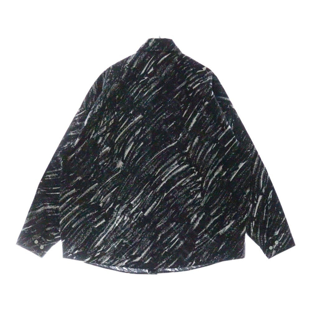 MARNI(マルニ) 24SS CRAYON ORGANIC POPLIN SHIRT クレヨン ポプリン 長袖シャツ ブラック/ホワイト CUMU0061S5 UTC431