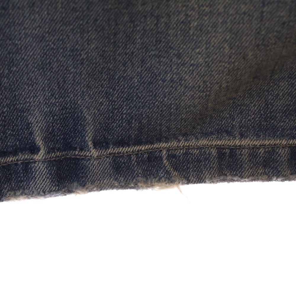 Maison Margiela 1(メゾンマルジェラ) 25SS PANTS 5 POCKETS ウォッシュ ストレート ジーンズ ボタンフライ シンチバック インディゴ S50LA0240 S30383
