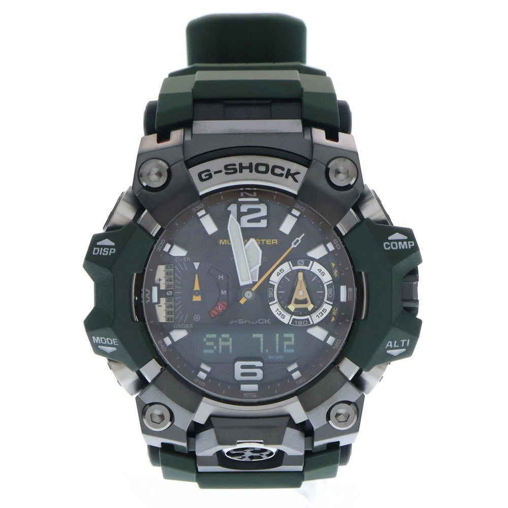 CASIO G-SHOCK(カシオ ジーショック) MASTER OF G-LAND MUDMASTER マスター オブ G マッドマスター アナデジ タフソーラー 電波腕時計 カーキ/ブラック GWG-B1000-3AJF