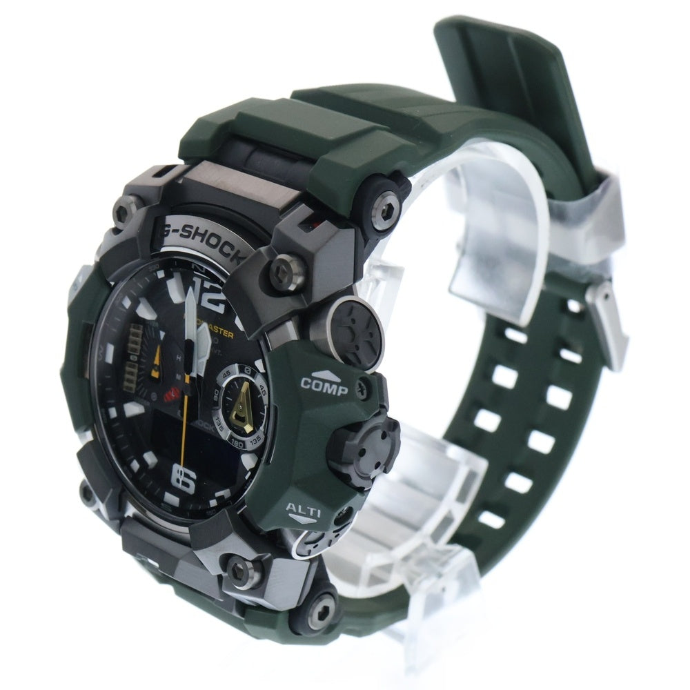 CASIO G-SHOCK(カシオ ジーショック) MASTER OF G-LAND MUDMASTER マスター オブ G マッドマスター アナデジ タフソーラー 電波腕時計 カーキ/ブラック GWG-B1000-3AJF