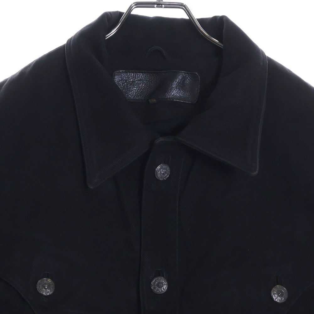 CHROME HEARTS(クロムハーツ) DNM CLSC JEAN ホースシューボタン クラシック デニムジャケット ブラック