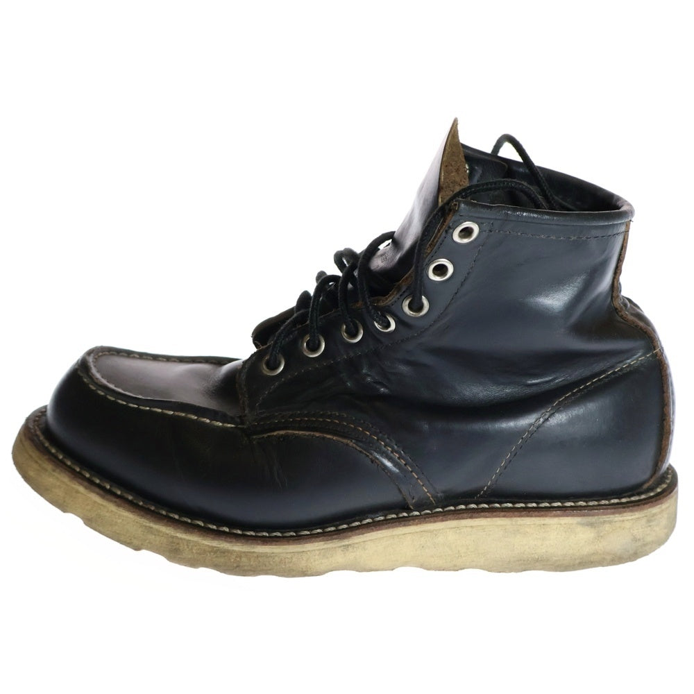 RED WING(レッド ウイング) 6INTH CLASSIC MOC クラシックモック ハイカットシューズ レースブーツ ブラック 8179