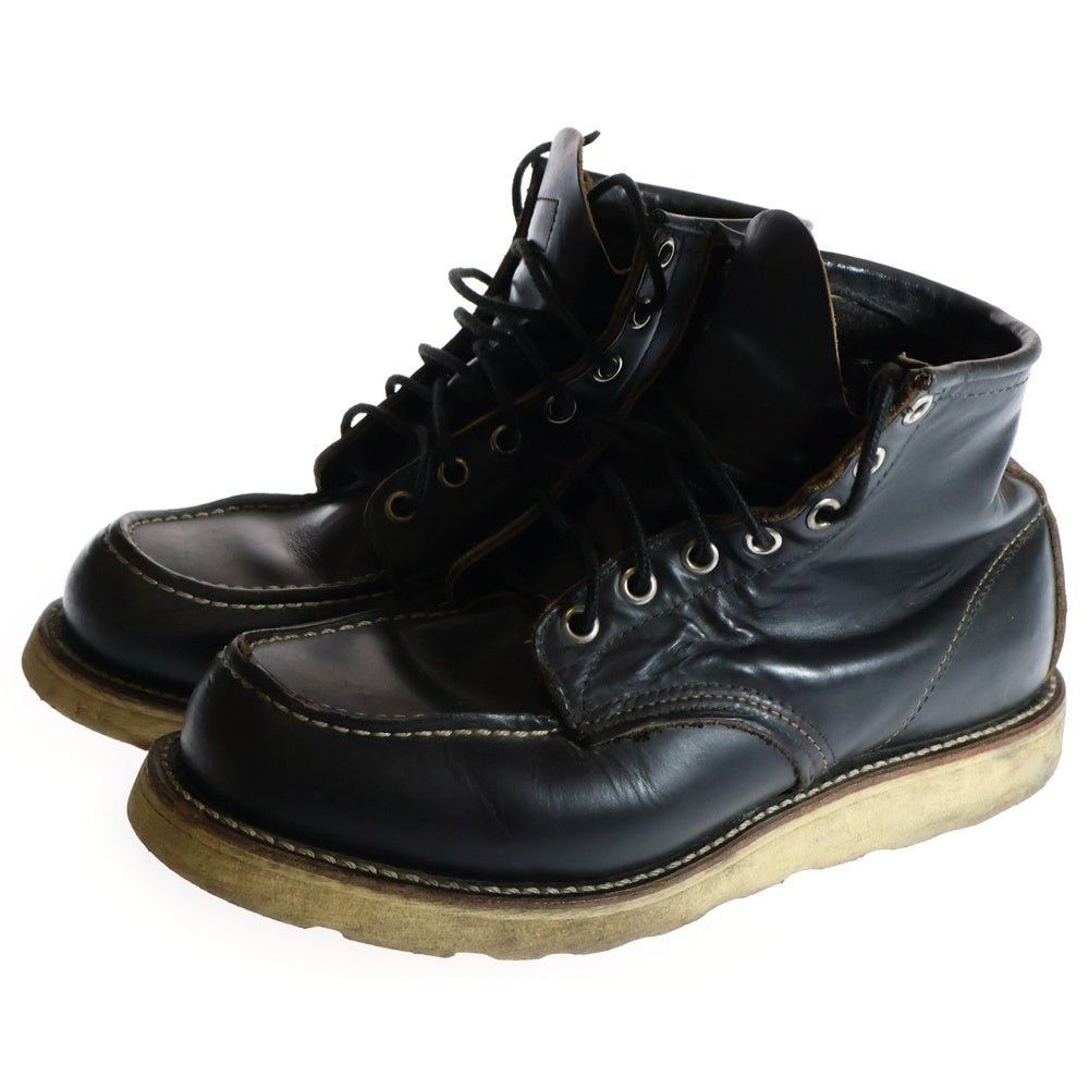 RED WING(レッド ウイング) 6INTH CLASSIC MOC クラシックモック ハイカットシューズ レースブーツ ブラック 8179