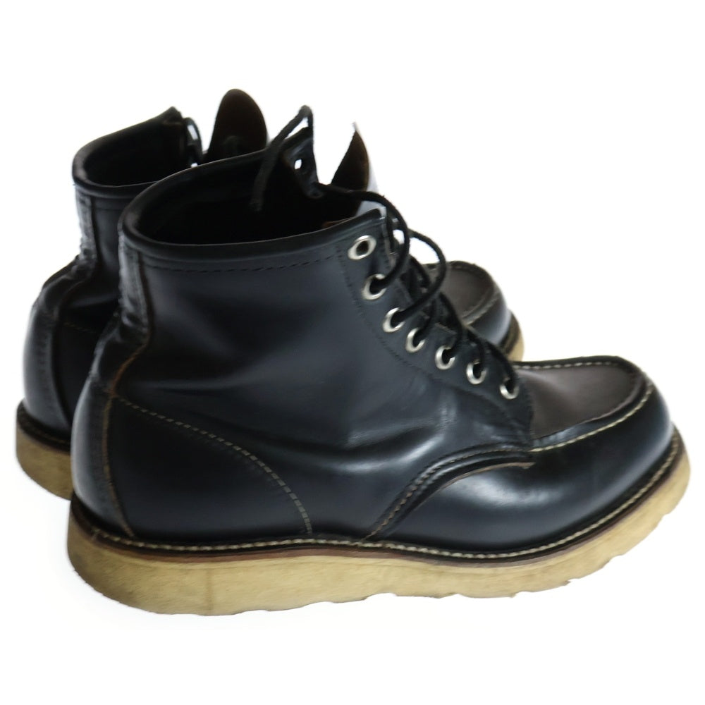 RED WING(レッド ウイング) 6INTH CLASSIC MOC クラシックモック ハイカットシューズ レースブーツ ブラック 8179