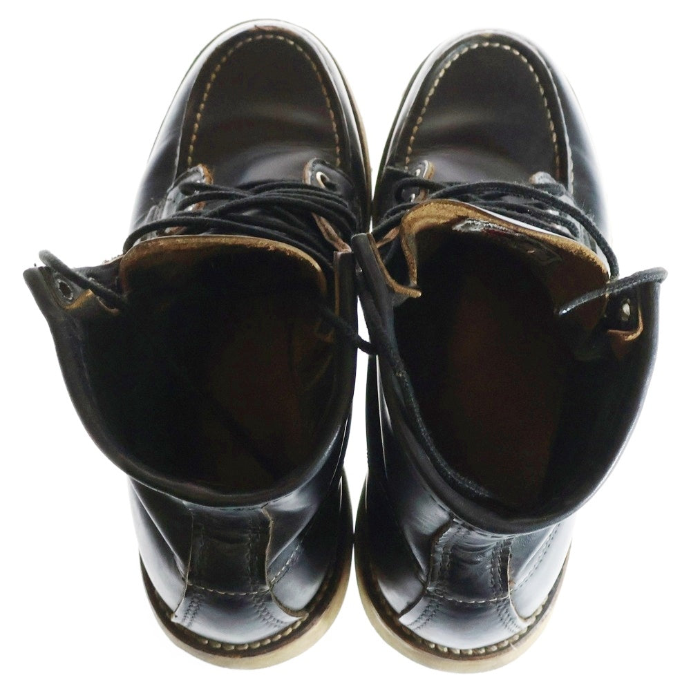 RED WING(レッド ウイング) 6INTH CLASSIC MOC クラシックモック ハイカットシューズ レースブーツ ブラック 8179