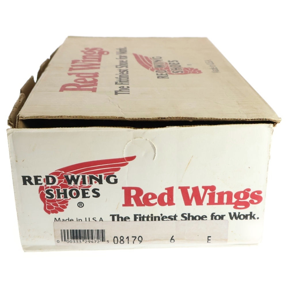 RED WING(レッド ウイング) 6INTH CLASSIC MOC クラシックモック ハイカットシューズ レースブーツ ブラック 8179