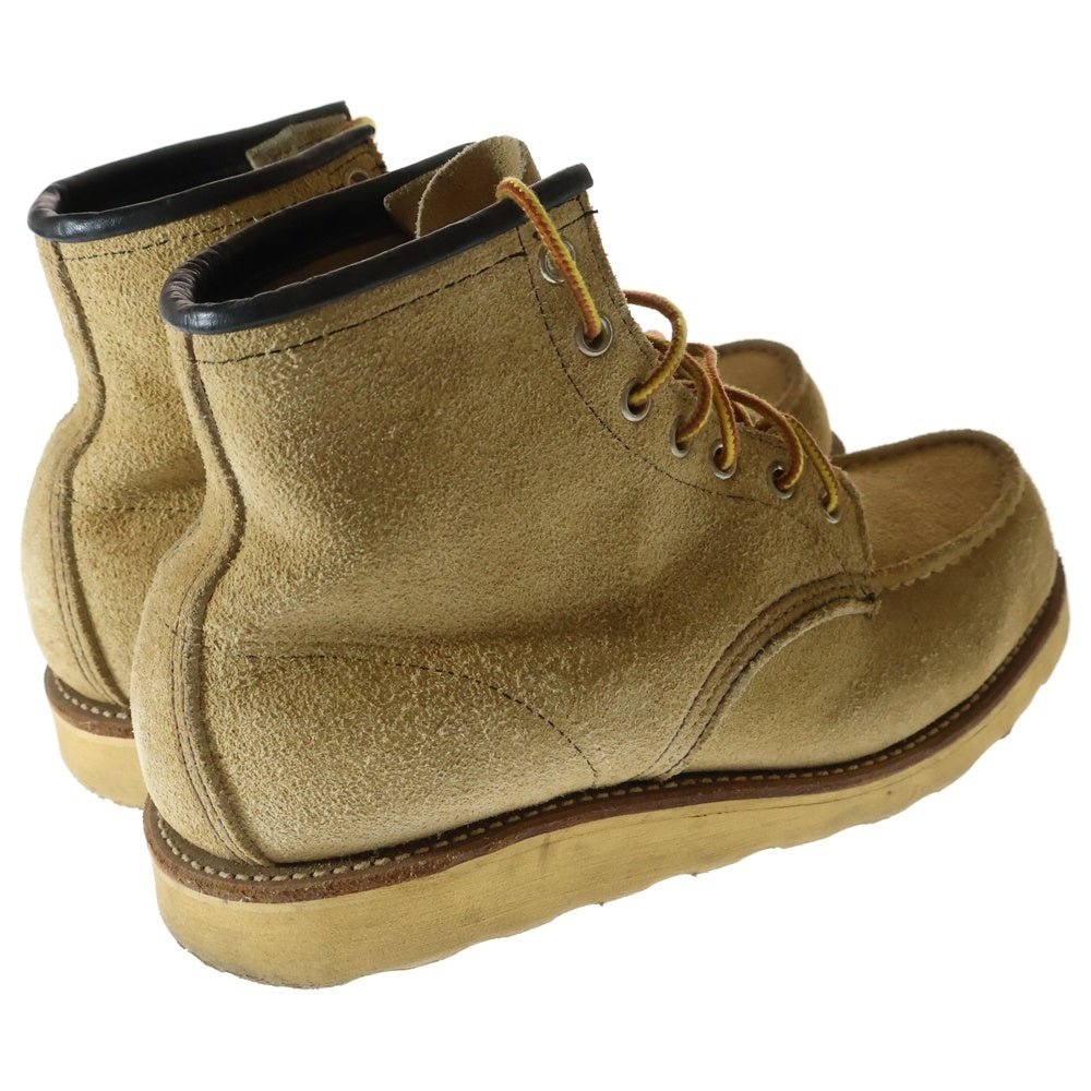 RED WING(レッド ウイング) 6INTH CLASSIC MOC クラシックモック ハイカットシューズ レースブーツ スウェード ベージュ 8173
