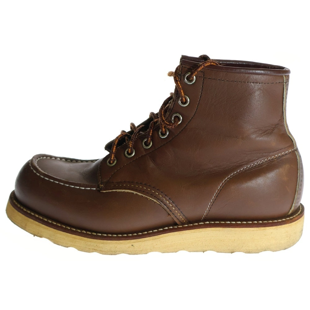 RED WING(レッド ウイング) 6INTH CLASSIC MOC クラシックモック オイルドレザー ハイカットシューズ レースブーツ ブラウン 8855