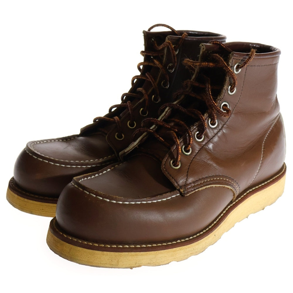 RED WING(レッド ウイング) 6INTH CLASSIC MOC クラシックモック オイルドレザー ハイカットシューズ レースブーツ ブラウン 8855