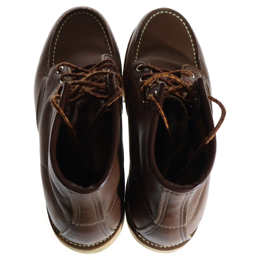 RED WING(レッド ウイング) 6INTH CLASSIC MOC クラシックモック オイルドレザー ハイカットシューズ レースブーツ ブラウン 8855