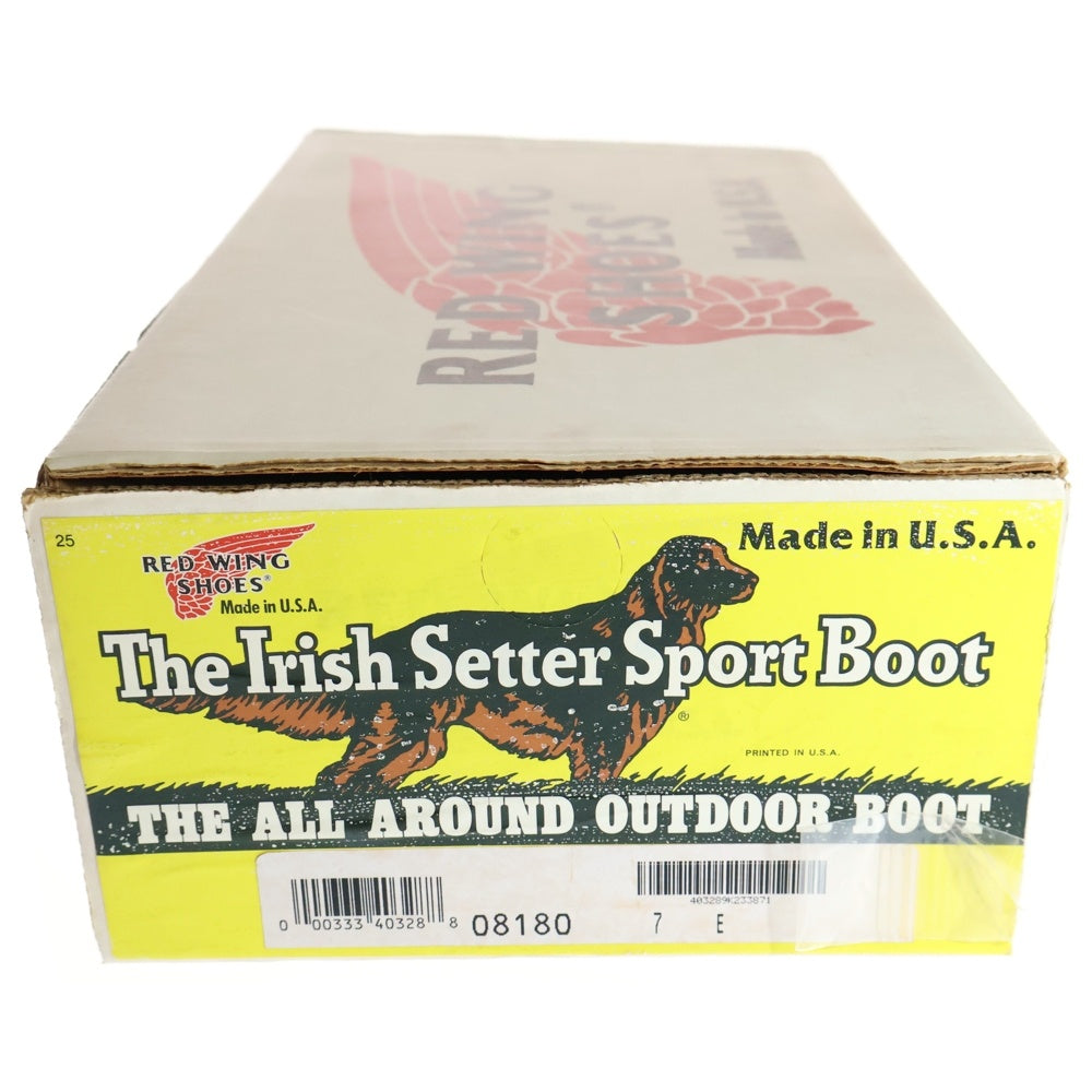 RED WING(レッド ウイング) 90S IRISH SETTER アイリッシュセッター 犬タグ レースブーツ カーキ 8180
