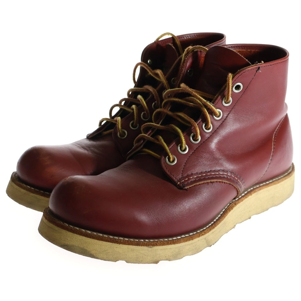 RED WING(レッド ウイング) 6-INCH CLASSIC ROUND 6インチ クラシックラウンド ハイカットシューズ レースブーツ レッド 8166