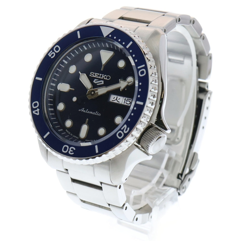 SEIKO(セイコー) 5SPORTS SKX Sports Style ファイブスポーツ メカニカル 自動巻き メタルバンド アナログ腕時計 シルバー SBSA001