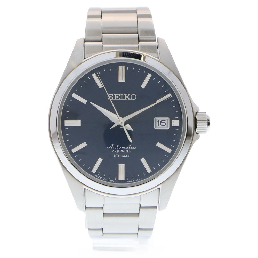 SEIKO(セイコー) MECHANICAL メカニカル ドレスライン 自動巻き メタルバンド アナログ腕時計 シルバー SZSB013