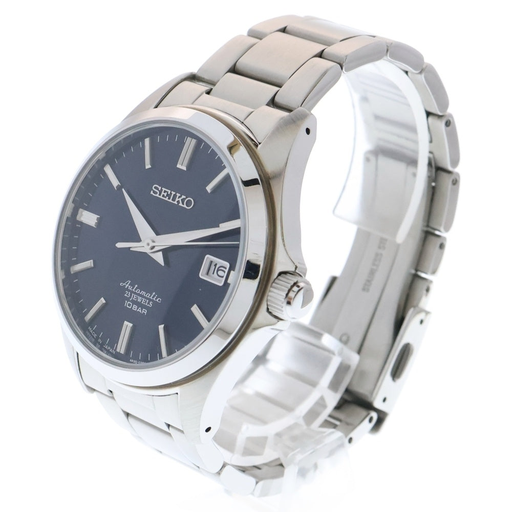 SEIKO(セイコー) MECHANICAL メカニカル ドレスライン 自動巻き メタルバンド アナログ腕時計 シルバー SZSB013