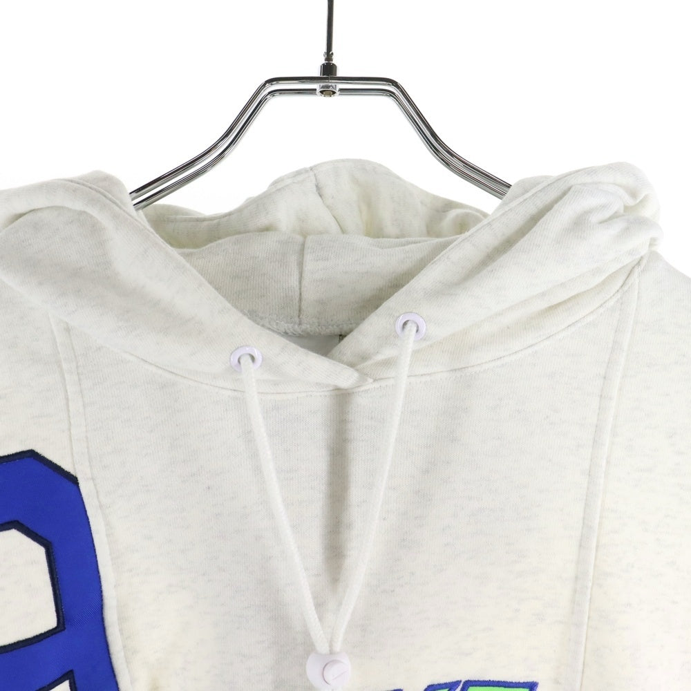 NIKE(ナイキ) AS W NSW CRC96 FLC HOODIE ロゴ切替 フーデッド プルオーバーパーカー グレー DV8087-015