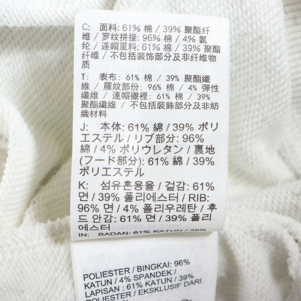 NIKE(ナイキ) AS W NSW CRC96 FLC HOODIE ロゴ切替 フーデッド プルオーバーパーカー グレー DV8087-015