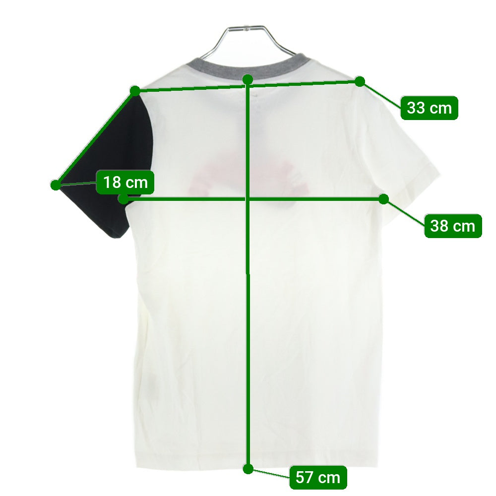 NIKE(ナイキ) カラーブロック ロゴプリント 半袖Tシャツ カットソー ホワイト CV2155-100 レディース