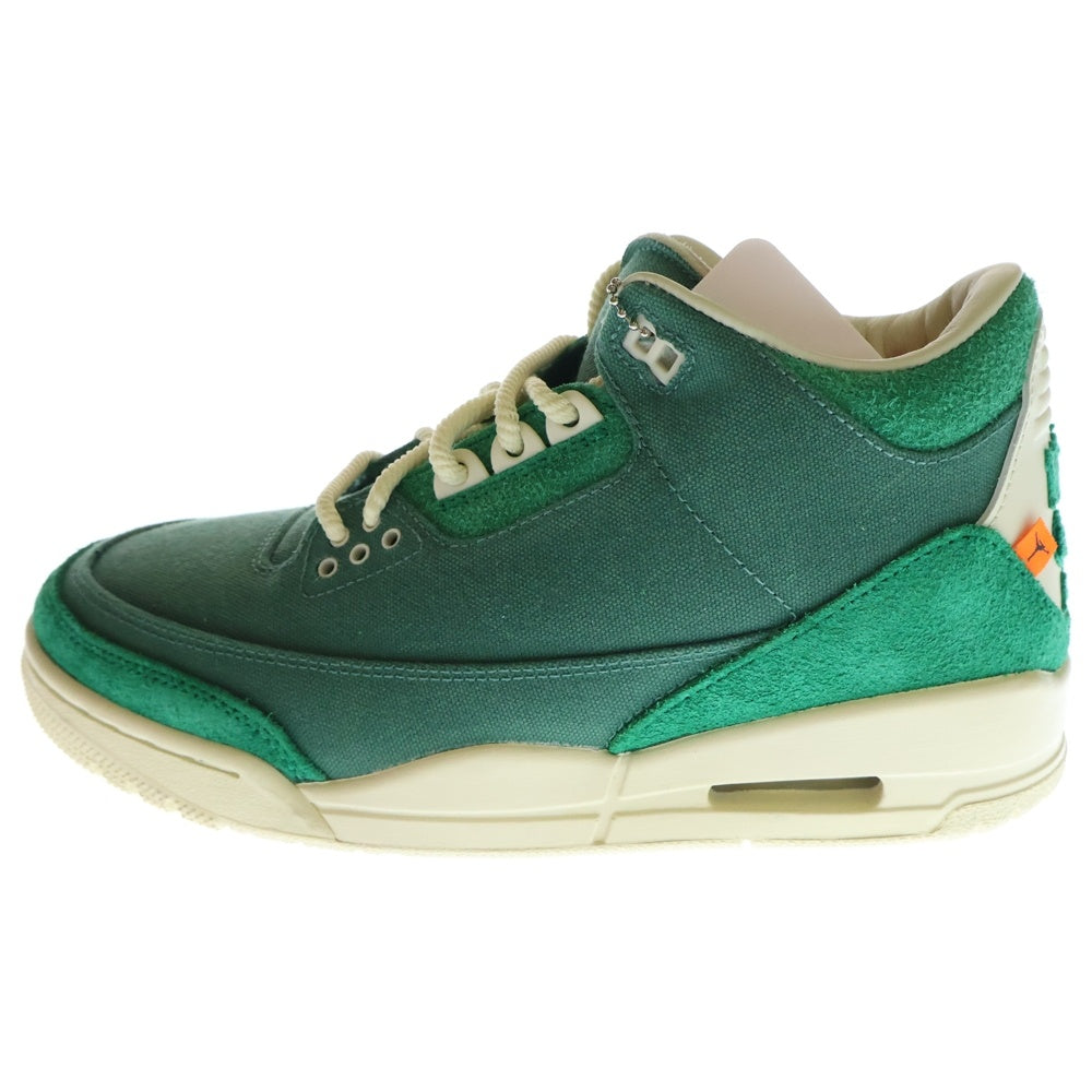 NIKE(ナイキ) ×NINA CHANEL ABNEY AIR JORDAN 3 RETRO OG SP エア ジョーダン 3 レトロ ニーナ・シャネル・アブニー ミッドカットスニーカー グリーン US7.5/24.5 FZ7974-300