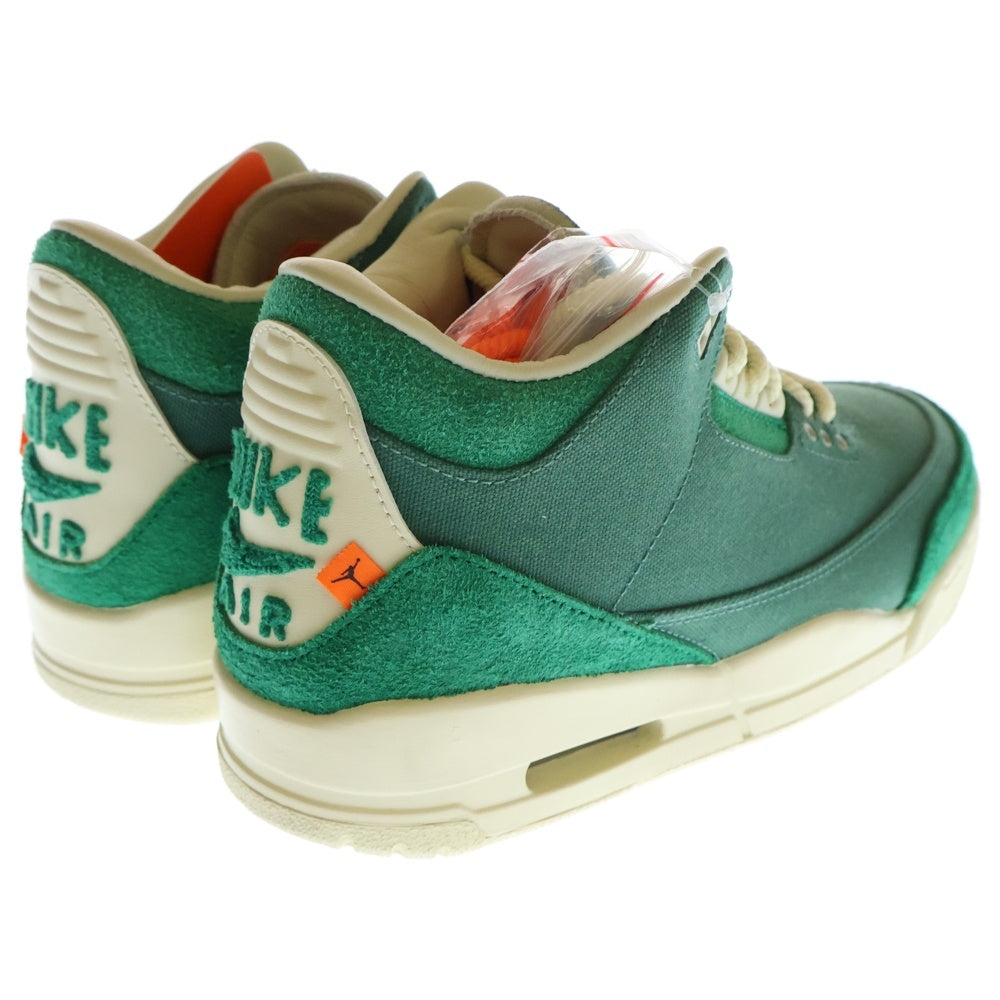 NIKE(ナイキ) ×NINA CHANEL ABNEY AIR JORDAN 3 RETRO OG SP エア ジョーダン 3 レトロ ニーナ・シャネル・アブニー ミッドカットスニーカー グリーン US7.5/24.5 FZ7974-300