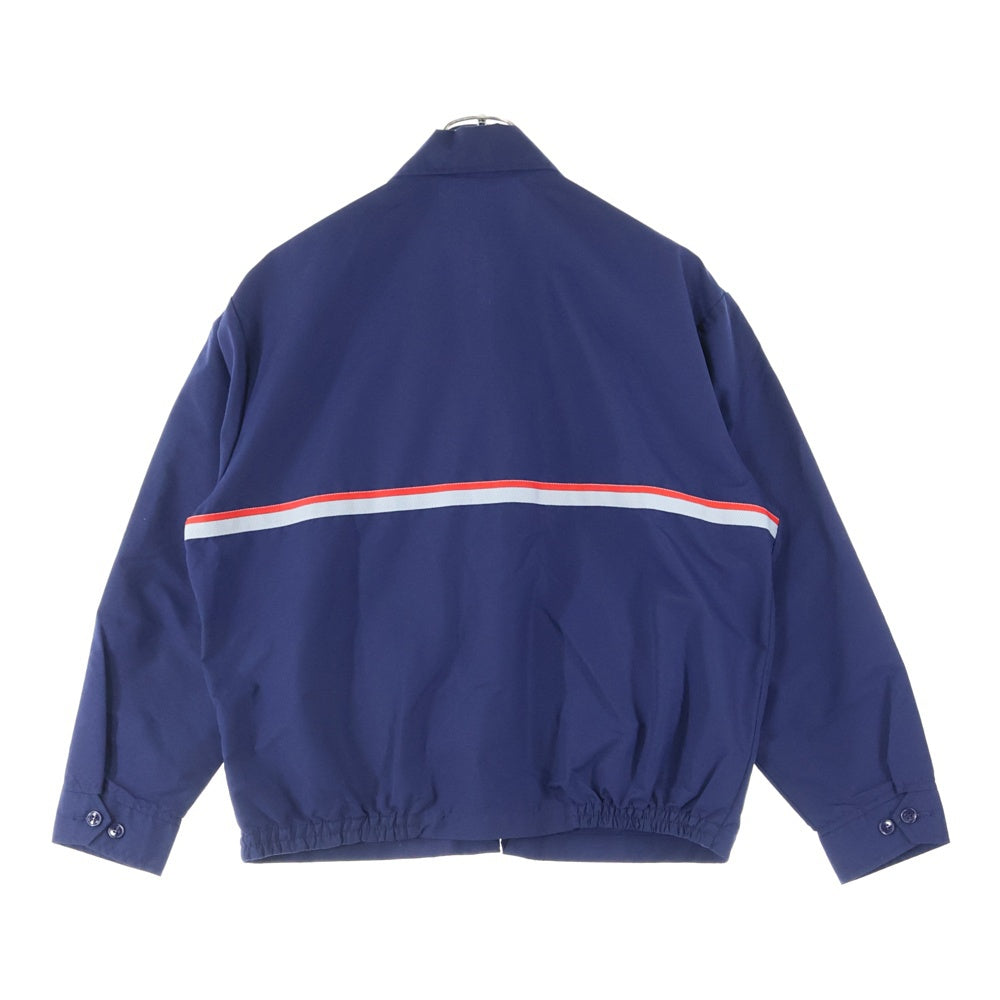 VINTAGE(ヴィンテージ) 90S US MAIL ワッペン付き ジップアップ ナイロンジャケット ネイビー