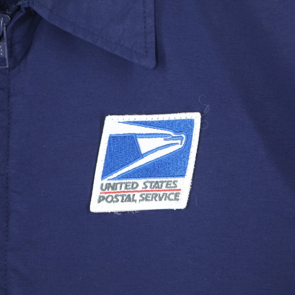 VINTAGE(ヴィンテージ) 90S US MAIL ワッペン付き ジップアップ ナイロンジャケット ネイビー
