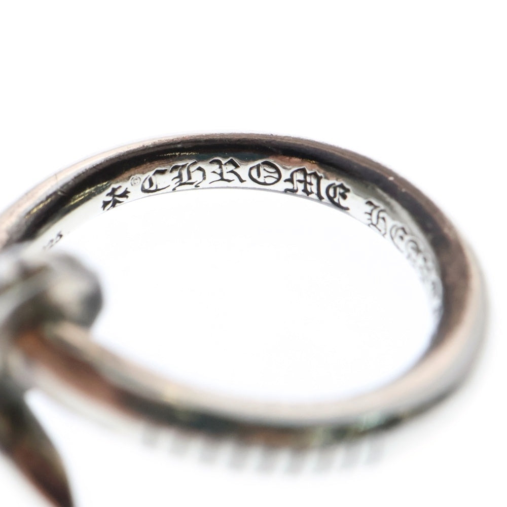 CHROME HEARTS(クロムハーツ) NAIL CRSBALL ネイル クロスボール リング シルバー BCA349