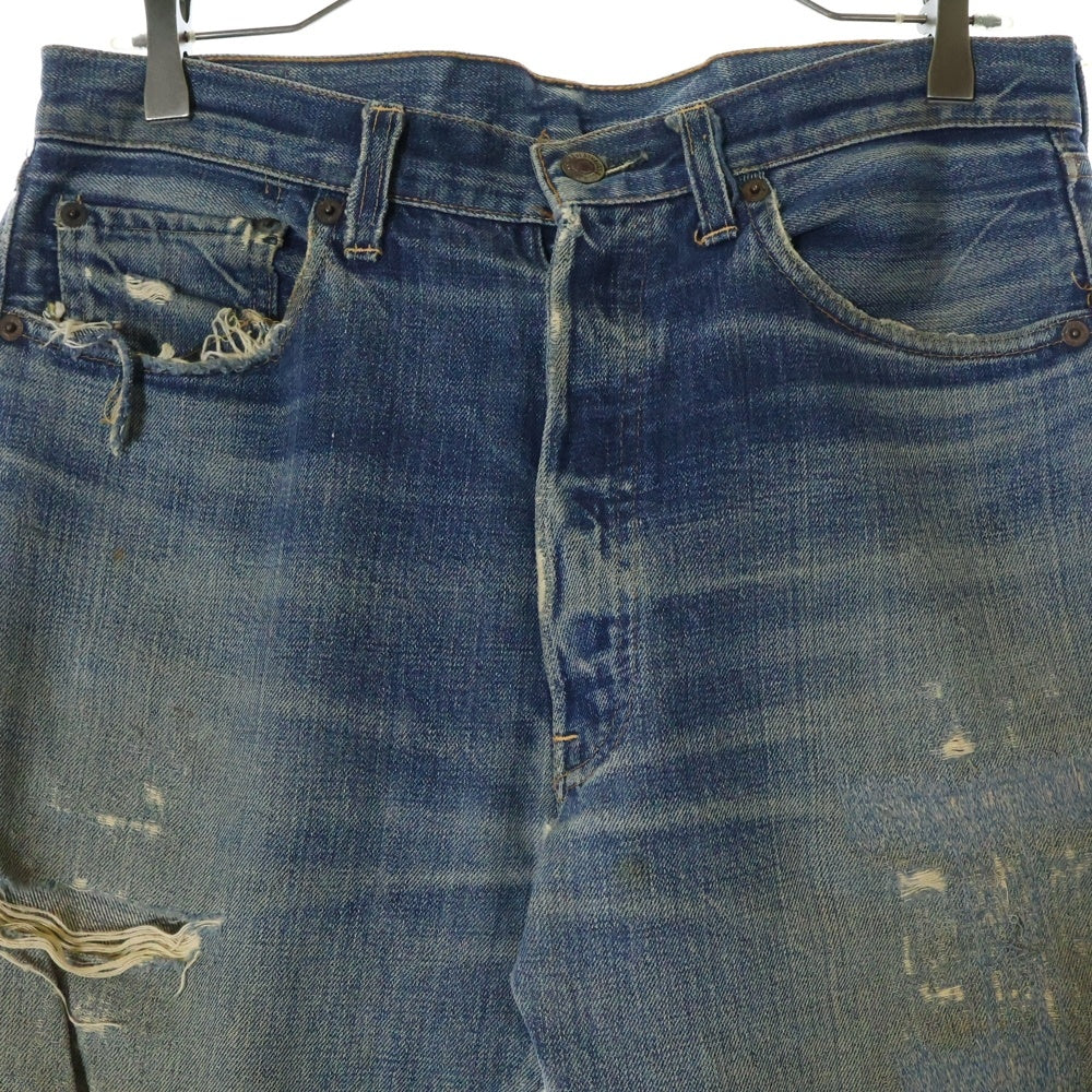Levi's(リーバイス) 70S VINTAGE 501 66後期 BIG E ボタン裏8 ヴィンテージ ボタンフライ デニムパンツ インディゴ