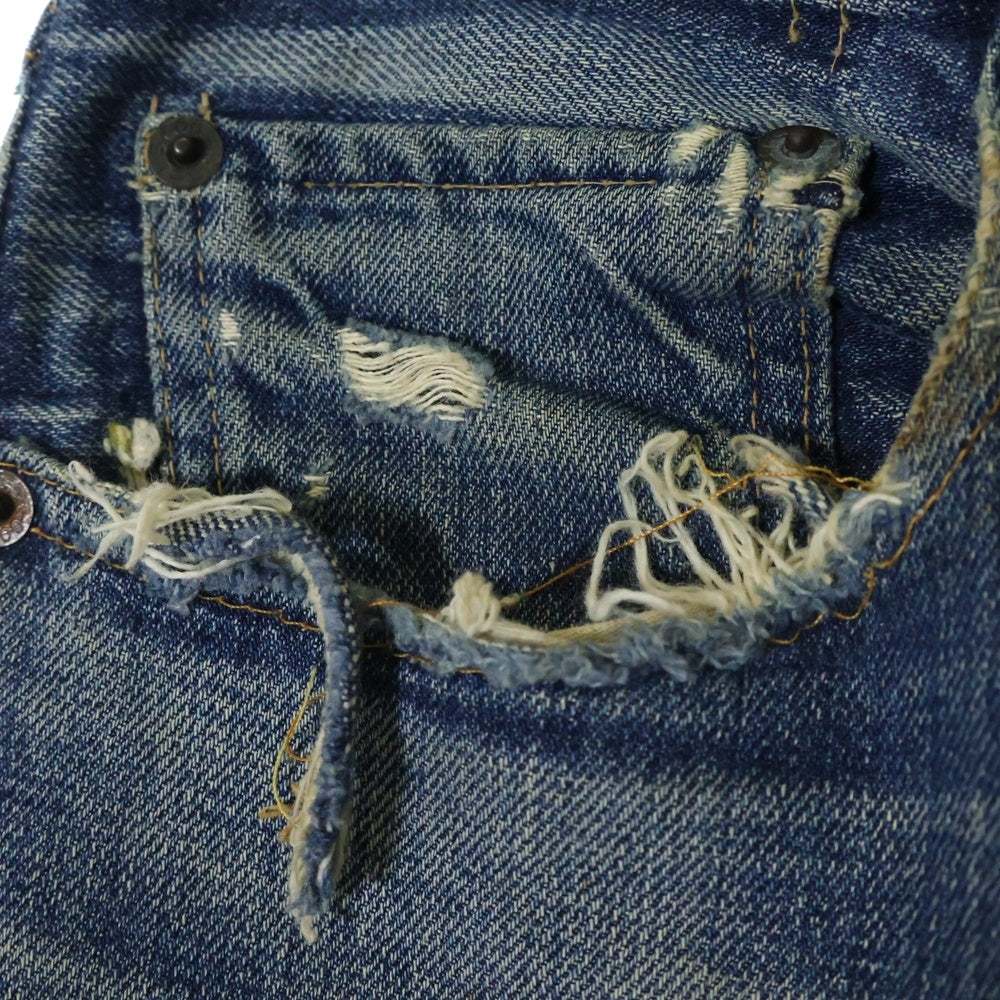 Levi's(リーバイス) 70S VINTAGE 501 66後期 BIG E ボタン裏8 ヴィンテージ ボタンフライ デニムパンツ インディゴ