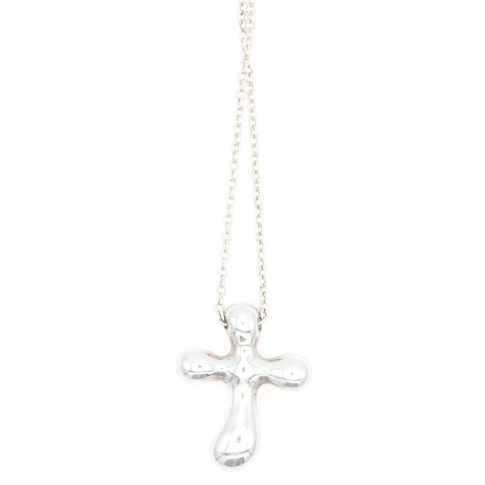 TIFFANY&Co(ティファニー) エルサペルッティ スモールクロス 1ダイヤ ペンダント ネックレス シルバー