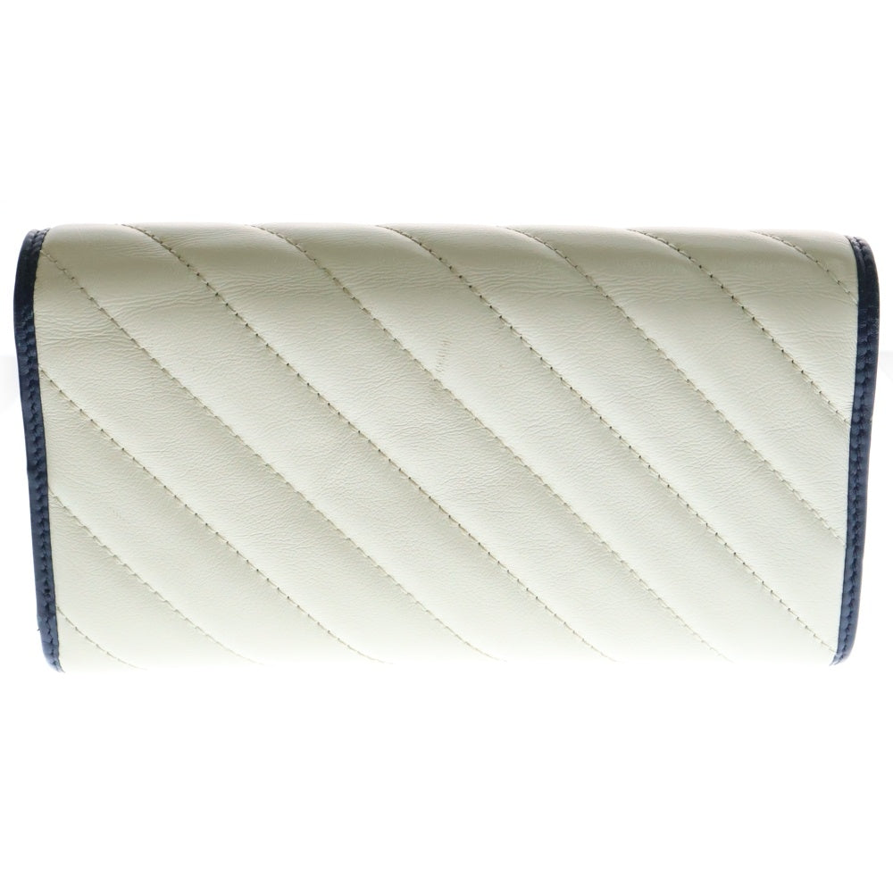 GUCCI(グッチ) GGマーモント コンチネンタル ロングウォレット 長財布 アイボリー 573809
