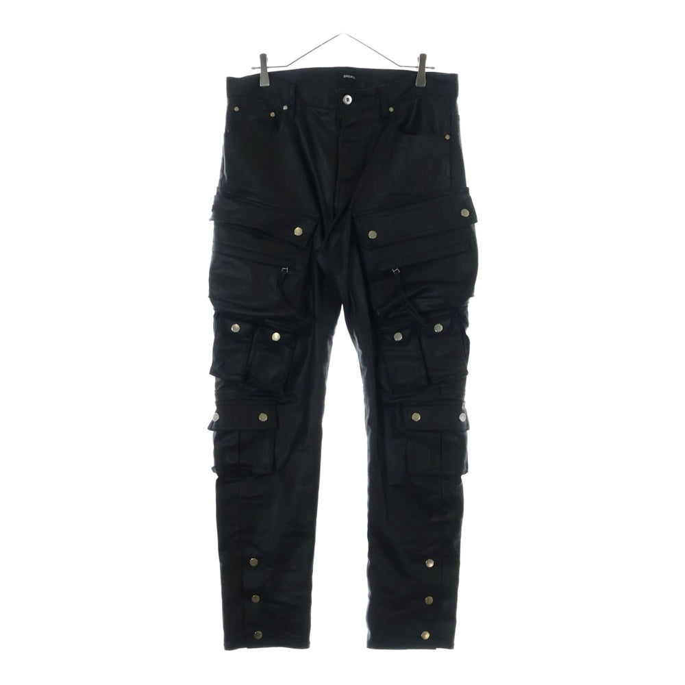 BREATH(ブレス) 23SS Multi Pocket Slim Cargo Pants マルチポケット スリム カーゴパンツ ブラック BR23SS-P1007