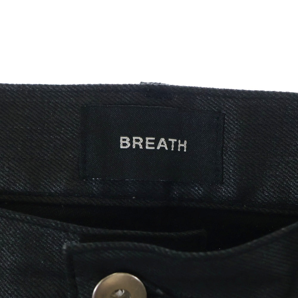 BREATH(ブレス) 23SS Multi Pocket Slim Cargo Pants マルチポケット スリム カーゴパンツ ブラック BR23SS-P1007